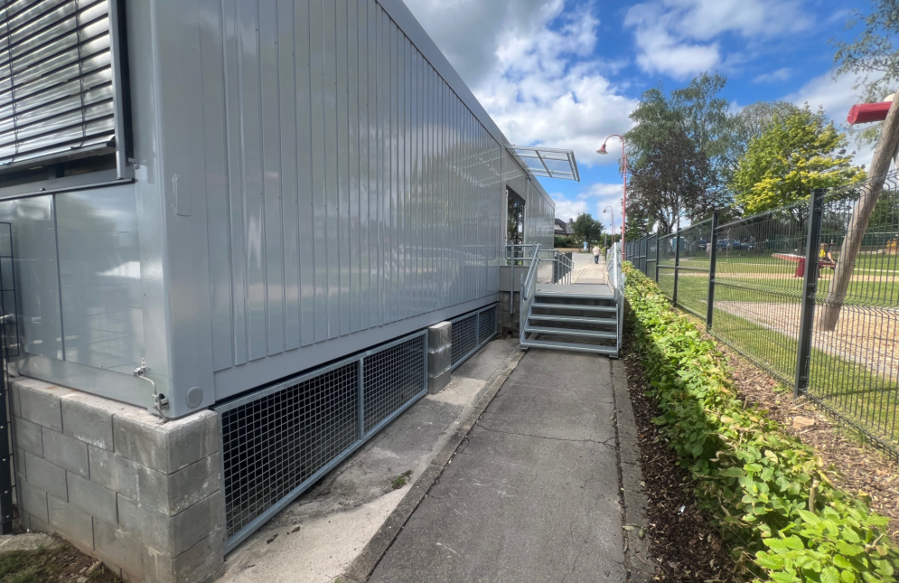 AC Redange Container Eingang